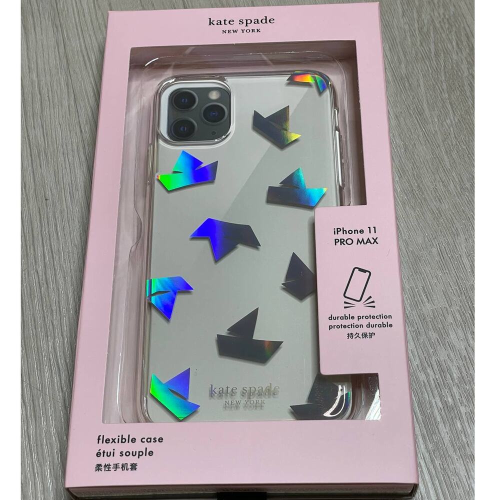 Kate spade Paper Boats Iphone 11 PRO MAX Clear Case